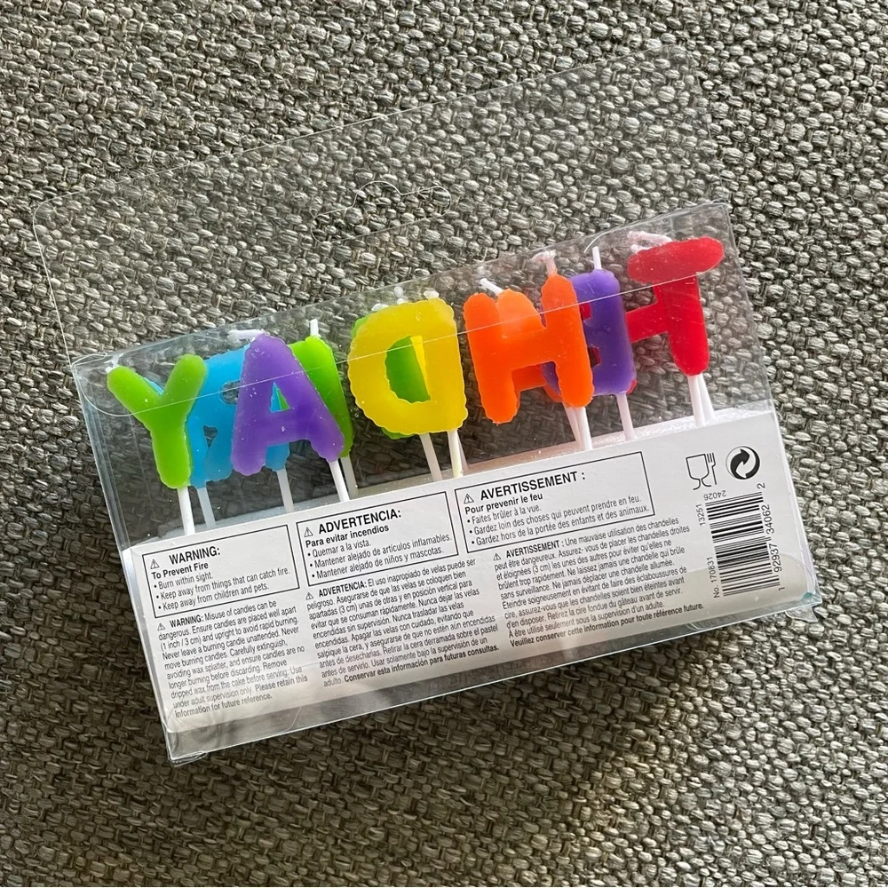 Colorful Birthday Candles Set
